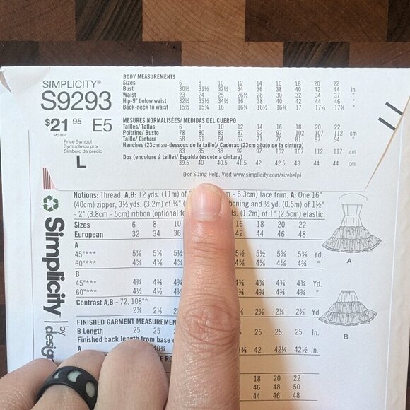 Simplicity 9293 - Patterns by Gertie - Uncut - Sizes 14-22 - Picture 3 of 4